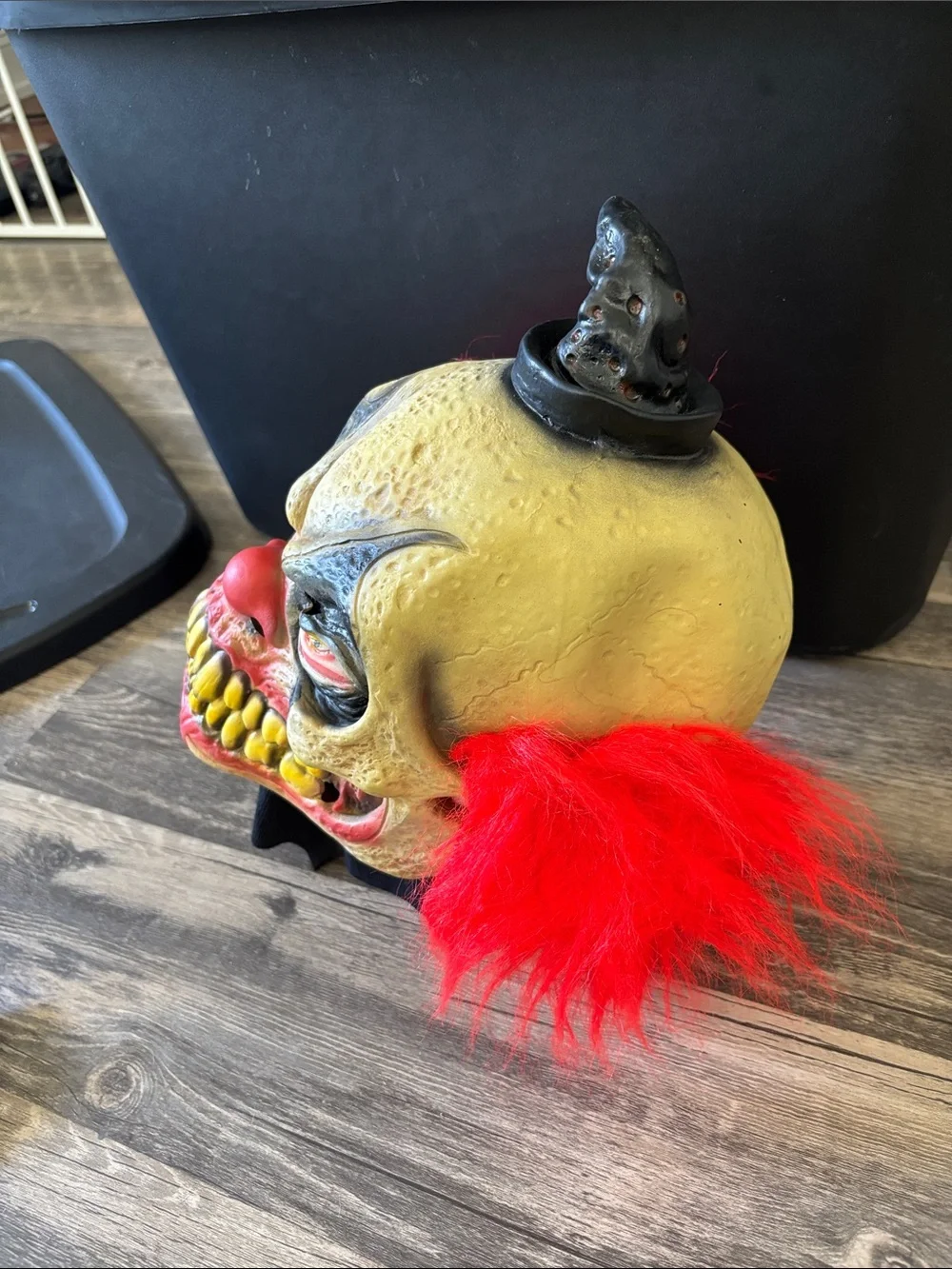 Scary Red Clown Halloween Mask for Kids